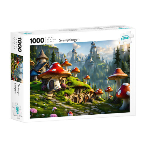 1000b. Pussel Svampskogen