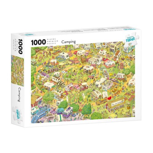 1000b. Pussel Camping