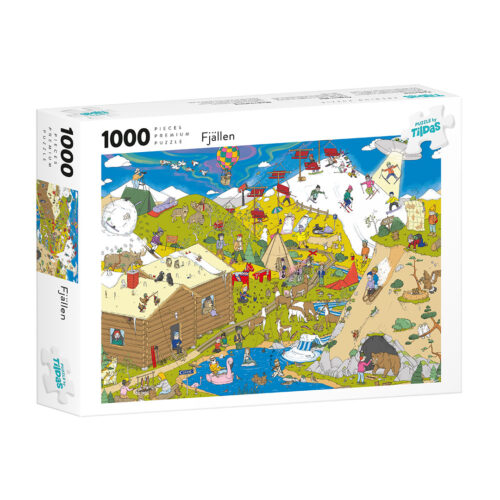 1000b. Pussel Fjällen