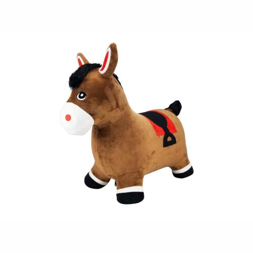 Hoppdjur m. överdrag Häst