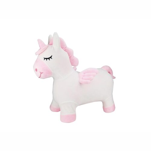 Hoppdjur m. överdrag Enhörning