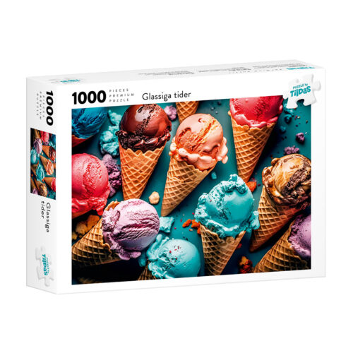 Pussel 1000b. Glassiga tider