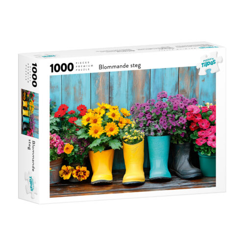 Pussel 1000b. Blommande steg