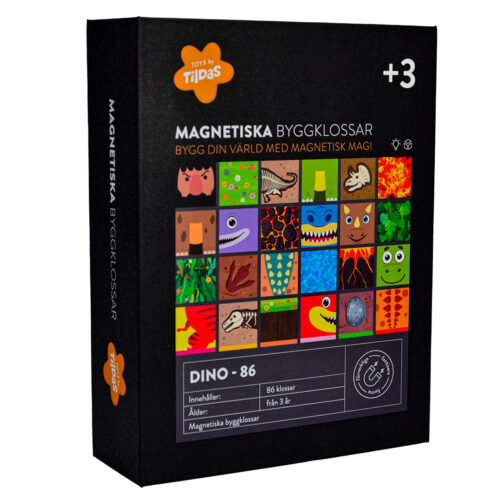 Magnetiska byggklossar Dino