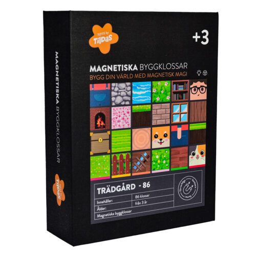 Magnetiska byggklossar Trädgård