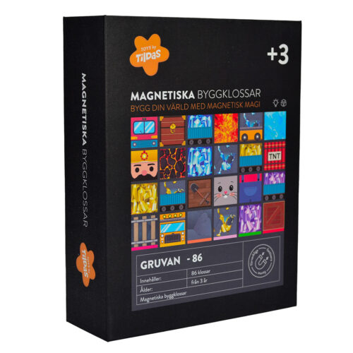Magnetiska byggklossar Gruvan