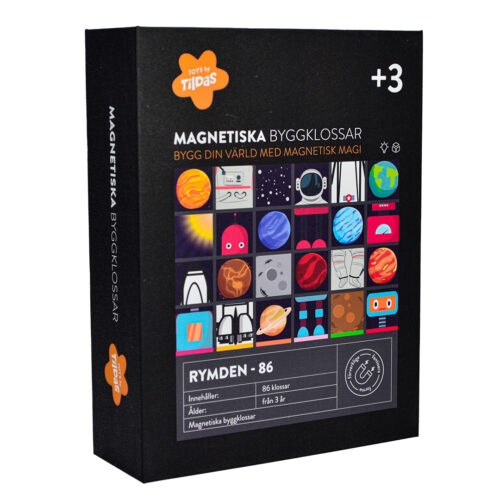 Magnetiska byggklossar Rymden