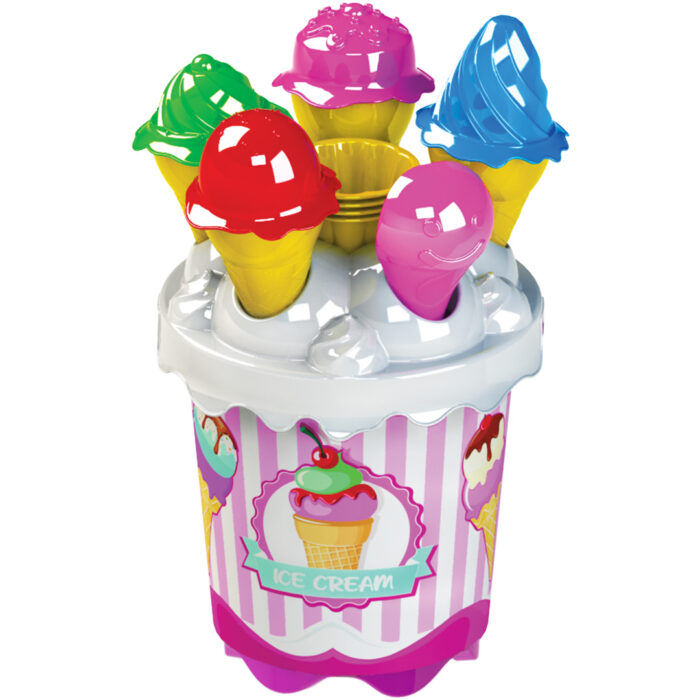 Hinkset rosa glassar